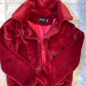 Mink Pink red bomber